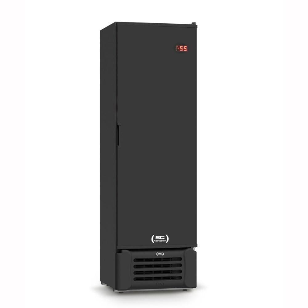 Visa Cooler Expositor Cervejeira 400 Lts Porta Solida VCC400S Preta - Refrimate