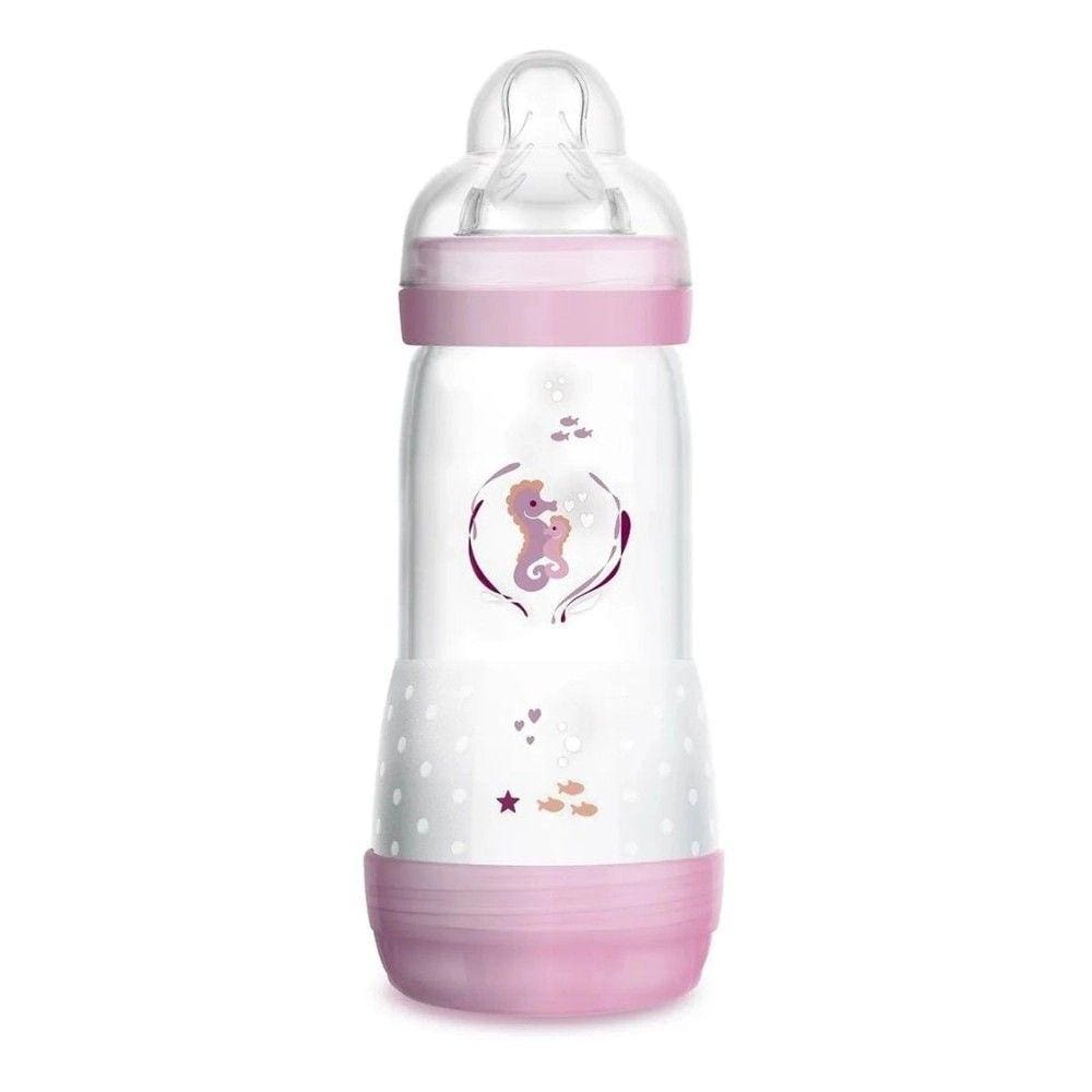 Mamadeira 320ml Easy Start Bico 4m+ Rosa - MAM