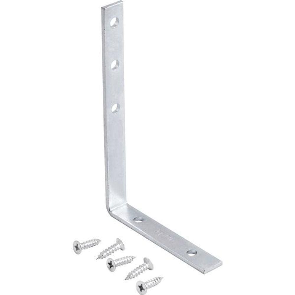 Cantoneira P/ Cortina 07X11Cm Zincado Cce0711 C/ 4 Pç Vonder
