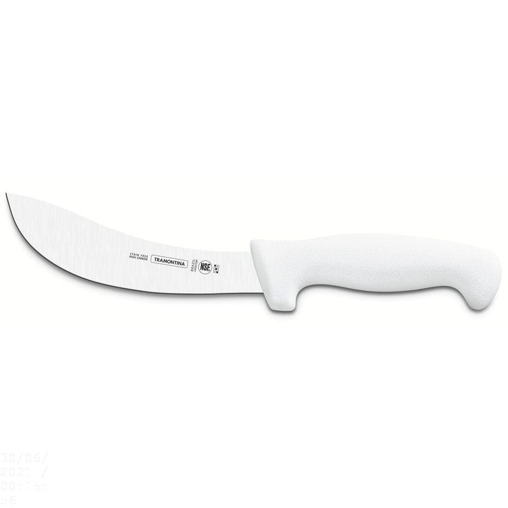 Faca para tirar couro/sangria 7&quot; Tramontina cor Branca