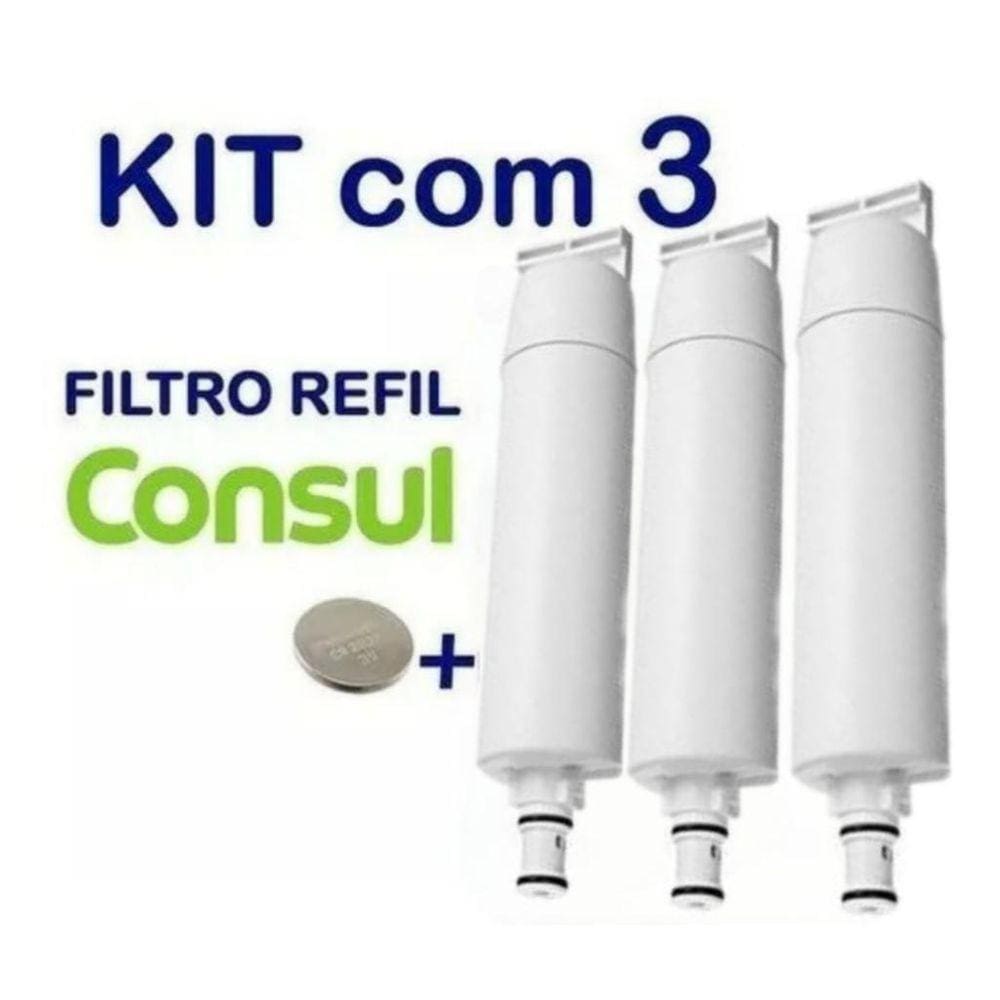 Kit 3 Filtro Refil Consul Facilite Bem Estar (Simi) Cix