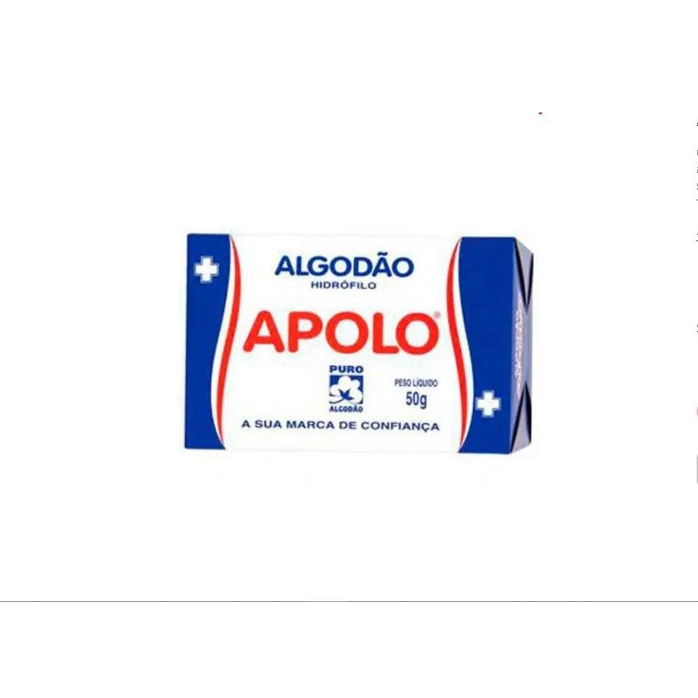 Algodao Apolo Caixa 50G