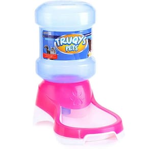 Bebedouro Automático Truqys Pets com Galão Rosa