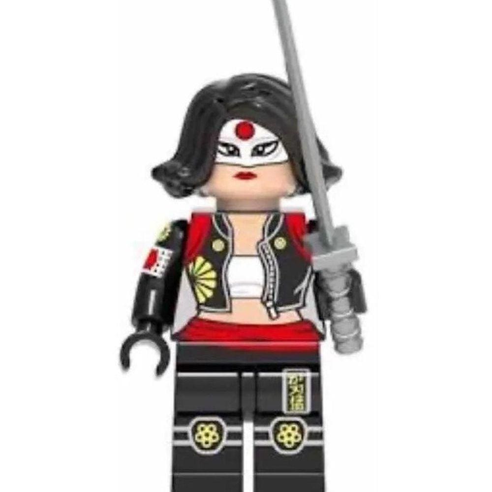 Boneco Blocos De Montar Katana Esquadrão Suicida Dc