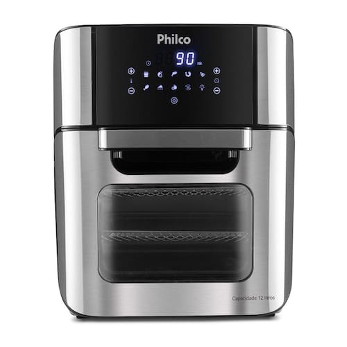 imagem-Fritadeira Elétrica Air Fry Oven Philco 12 Litros Preto 127V PFR2200P - 110V