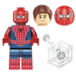 Boneco Blocos De Montar Homem Aranha Sem Volta Pra Casa Red