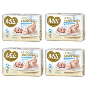 Trocador Descartável Mili Love & Care 4 Pacotes C/5 Unidades