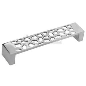 Puxador Moveleiro Zamac 1084 160mm Cromado