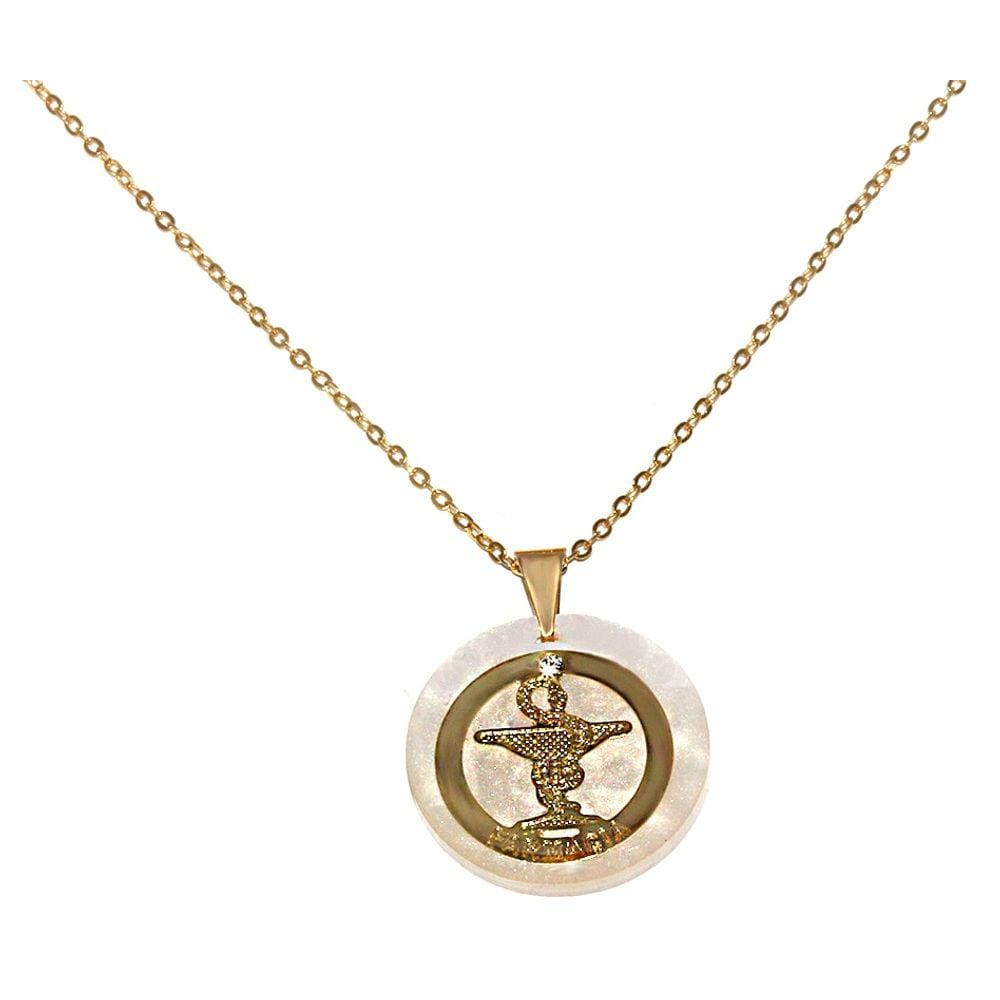 Colar Cordão Farmácia Farmacêutica Folheado Ouro 18k