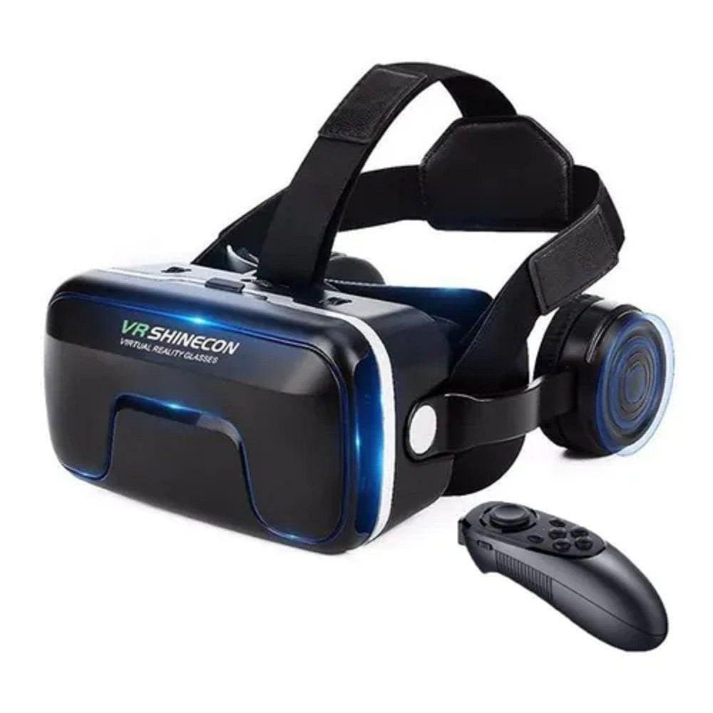 Óculos Vr Shinecon Realidade Virtual Bluetooth Controle Fone