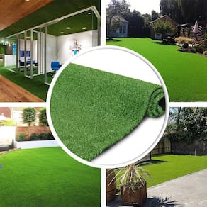 Grama Sintética Artificial 12mm com proteção UV e Anti-Fungo 2,00 x 2,00m (4m²)