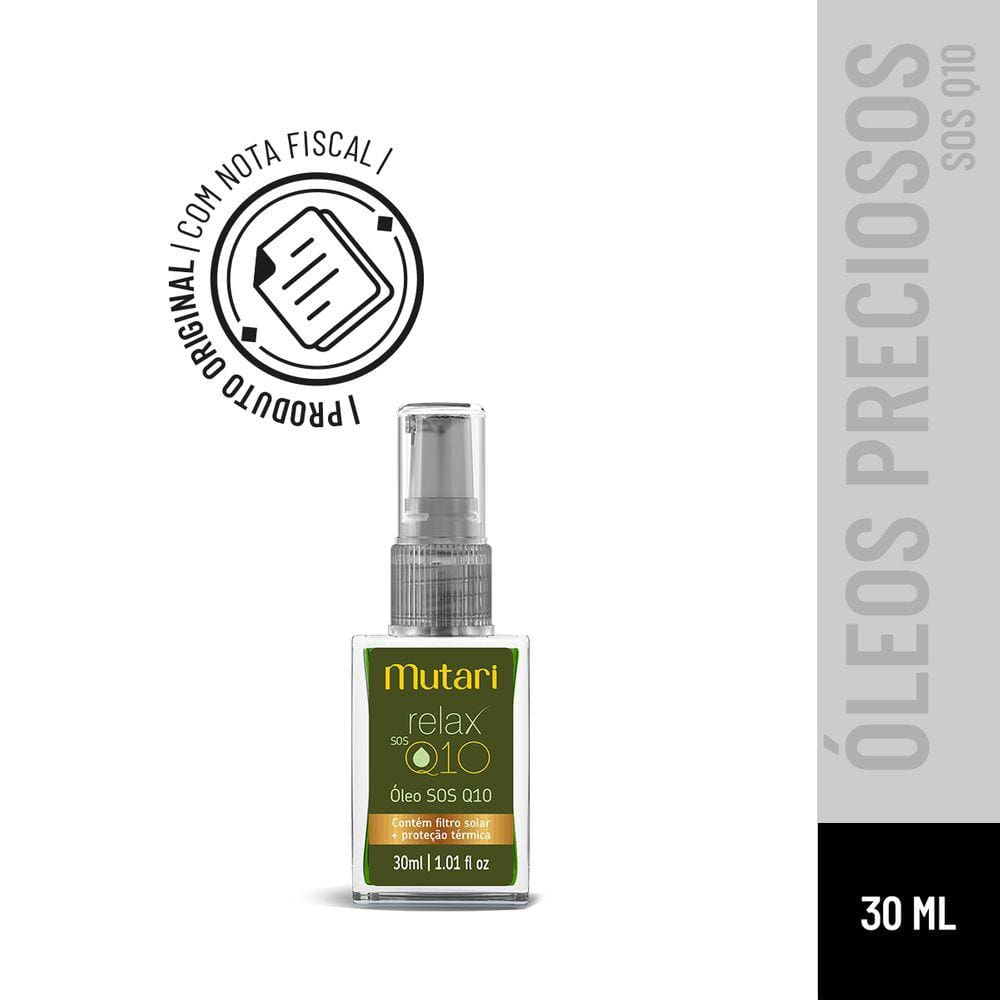 Óleo Relax SOS Q10 Mutari - 30ml
