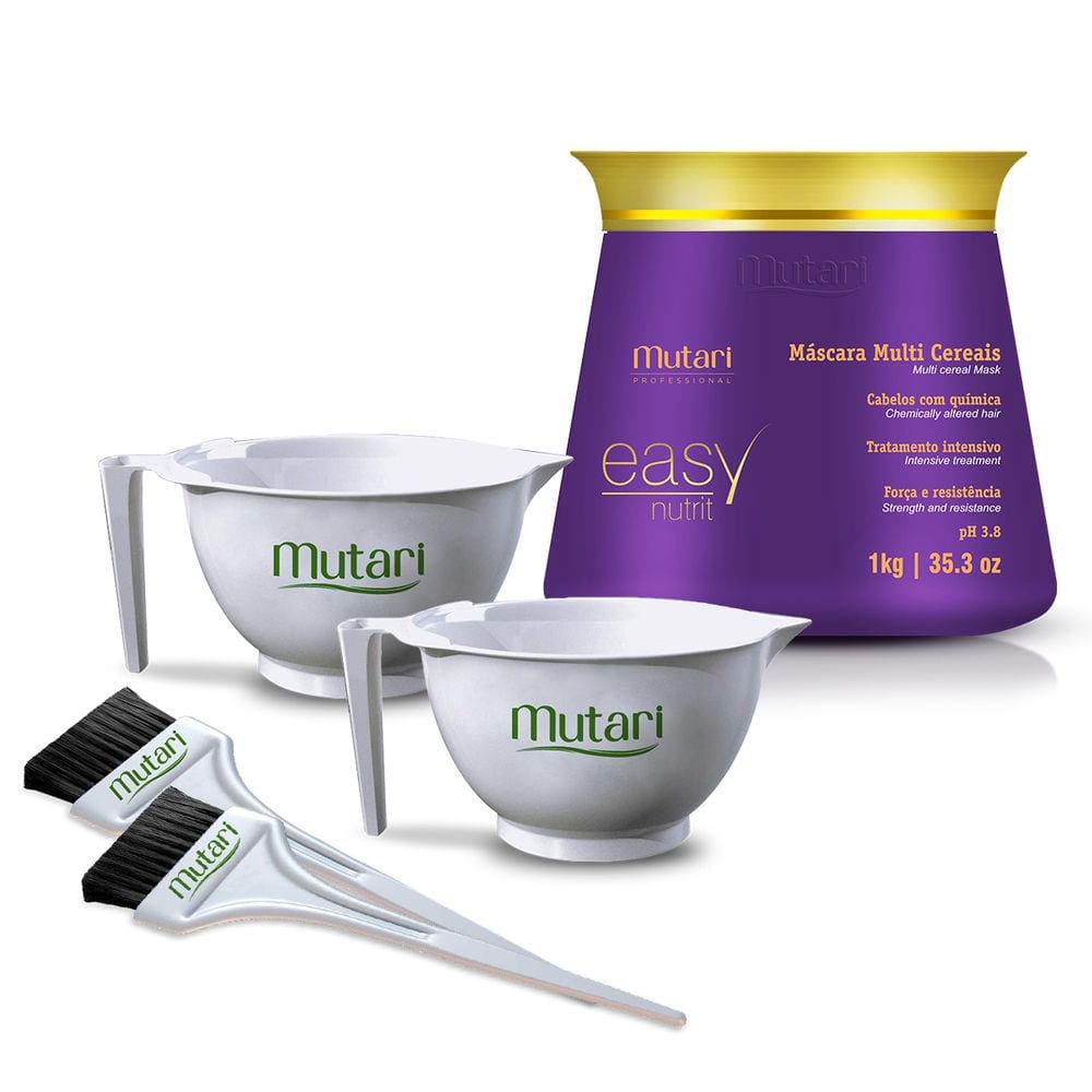 Máscara Multi Cereais Mutari Cabelos Ressecados -1 Kg+ mimos