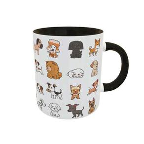 Caneca Kawaii Cães Cartoon Presente Criativo Geek