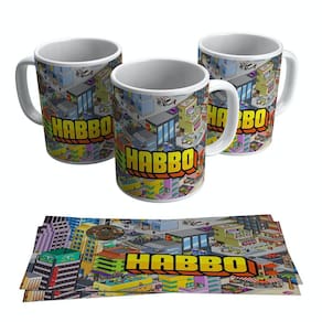 Caneca Habbo Hotel Game Pc 325ml