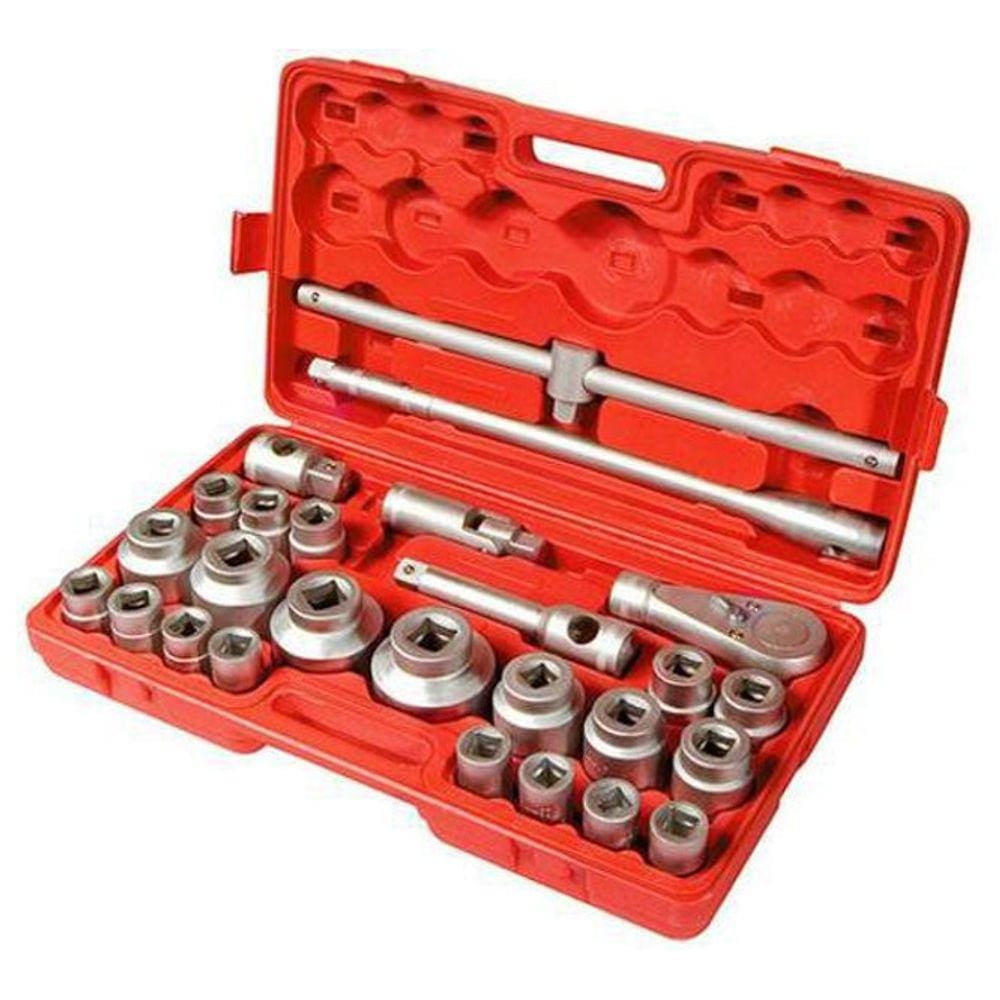 Jogo De Soquete 3/4Pol 21-62Mm C/26Pcs Cx Plastica Mtx