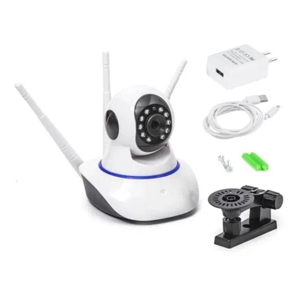 Babá Eletrônica Câmera Ip Wi-Fi Segurança Yoosse 3 Antenas