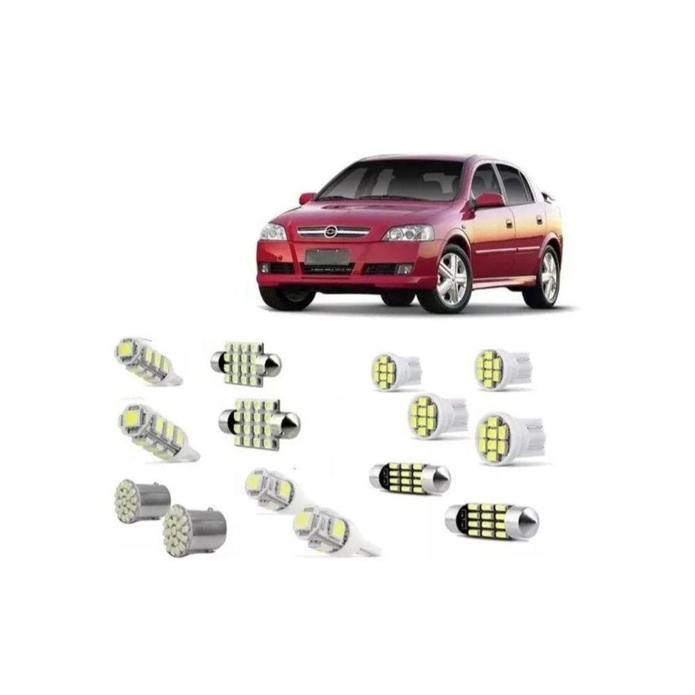 Kit Led Pingo E Torpedo Gm Astra 2003 A 2011 Farolete Placa