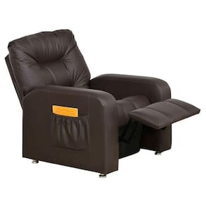 Poltrona Matrix Reclinável Azera - Marrom Corino