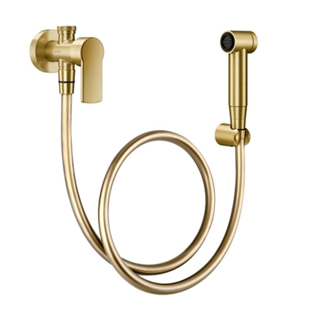 Ducha Higiênica Argon Ouro Escovado Docol