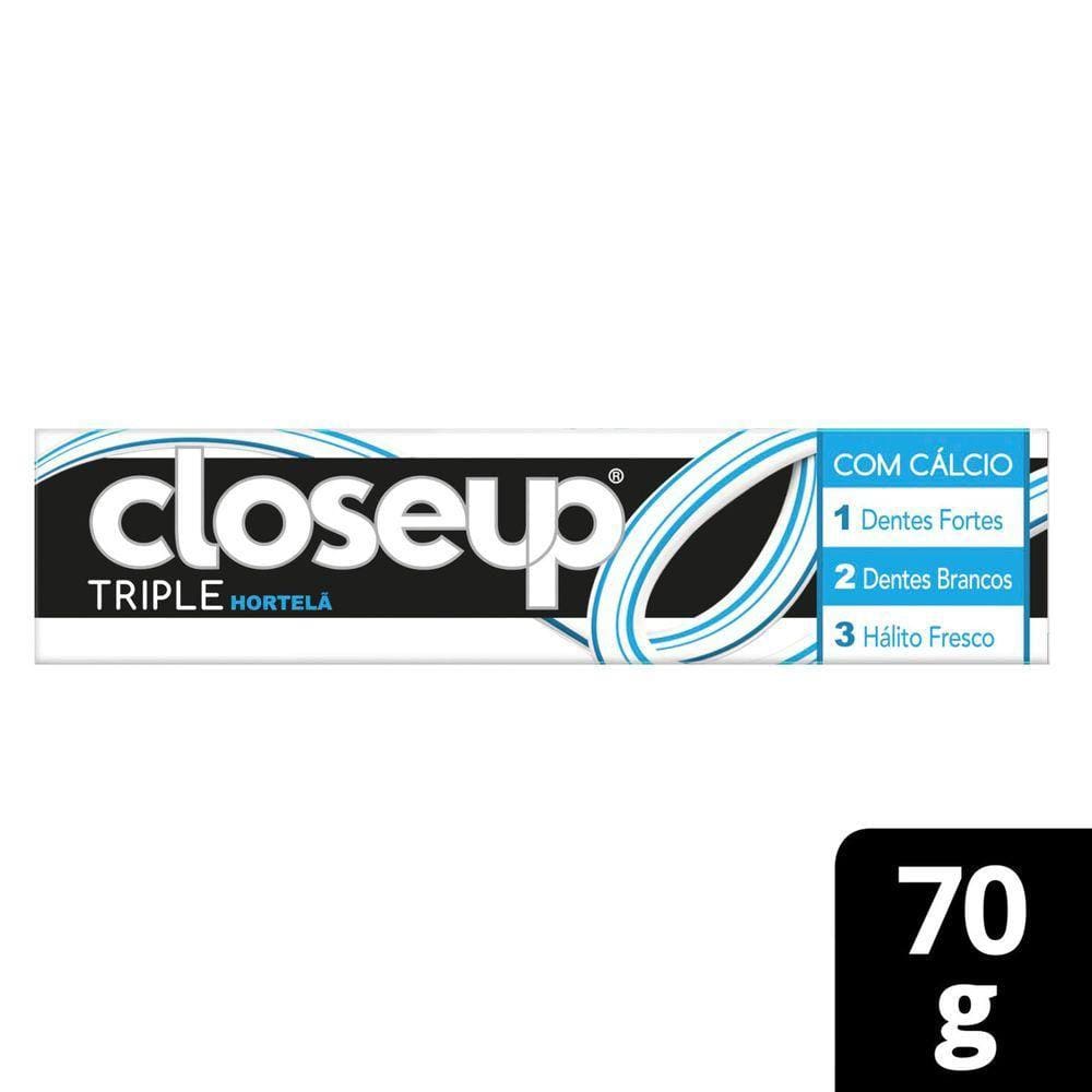 Creme Dental Closeup Triple Hortelã 70g