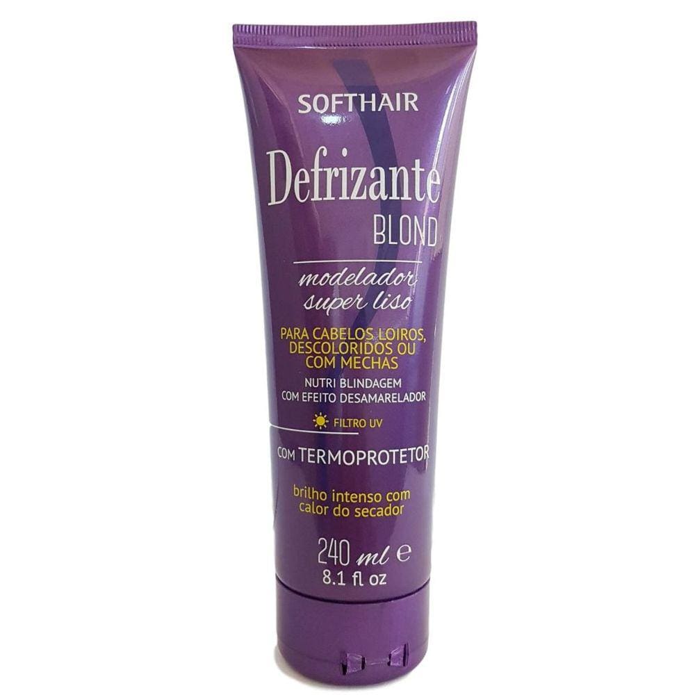 Soft Hair Defrizante Termo Protetor Blond Modelador Liso 240 mL