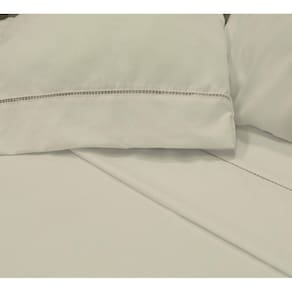 Jogo De Cama King Lençol Fronhas 400 Fios Ponto Palito 4 Peças Casa Dona