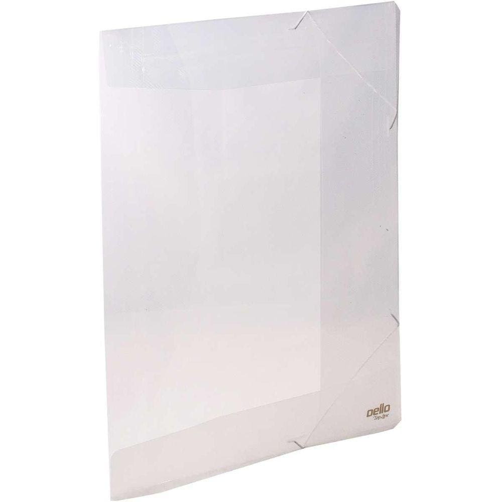 Pasta Aba Elástica Plastica A3 Cristal Top Line Com 5 Uni