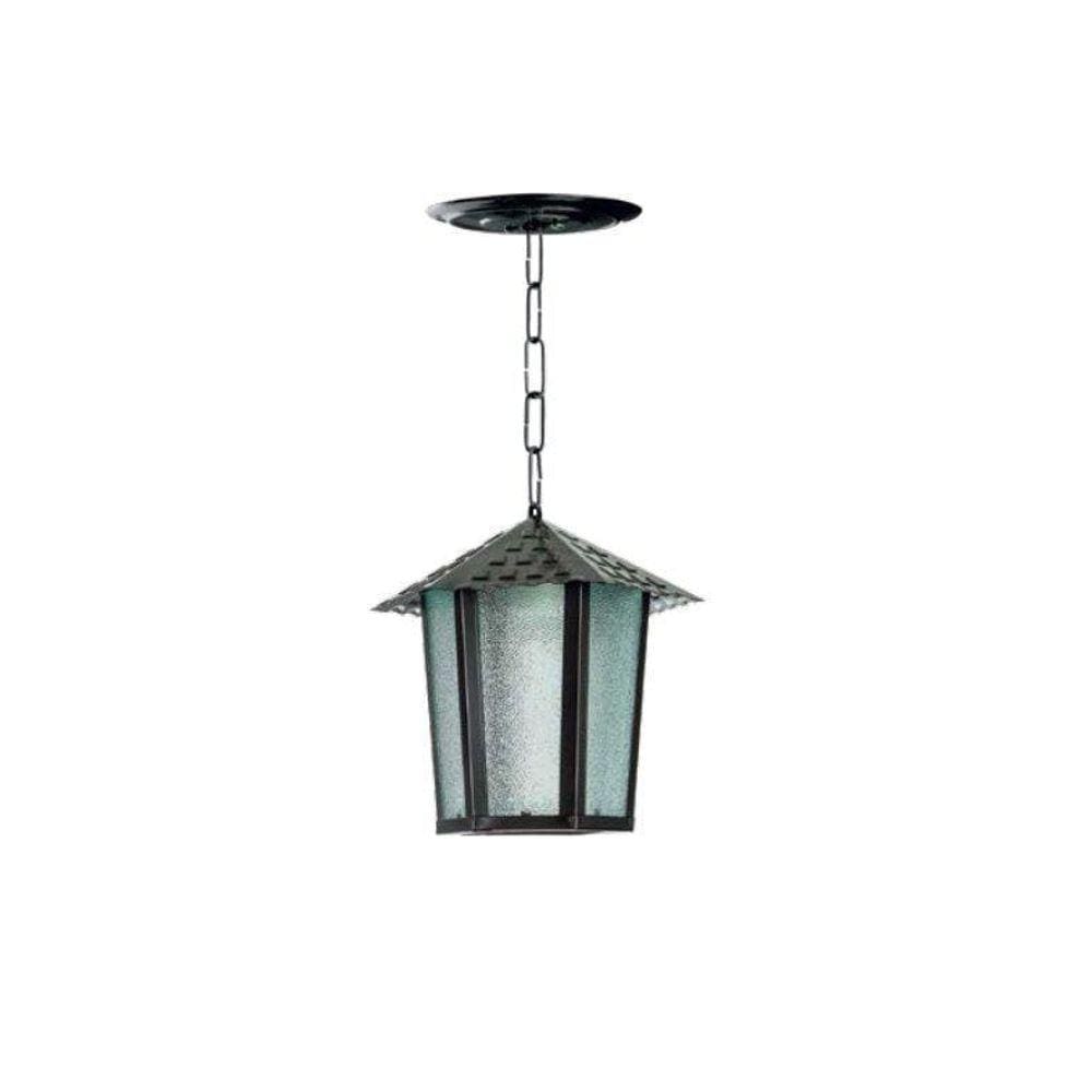 Pendente Colonial Sextavado Preto