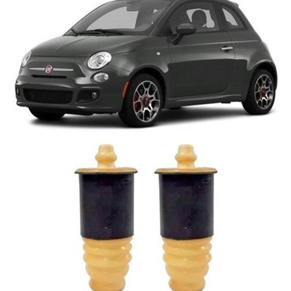 Par Batente Amortecedor Traseiro Fiat 500 Cult 2012 A 2017