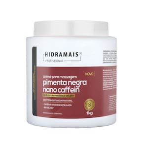 Hidramais Creme Pimenta Negra Nano Caffein 1 Kg