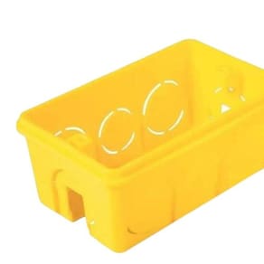 Kit Caixa De Luz 4X2 Amarela Com 25 Unidades Tramontina