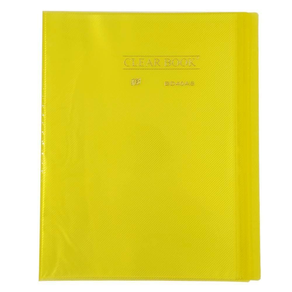 Pasta Catálogo A4 Yes 40 Envelopes Bd40As Clear Amarelo