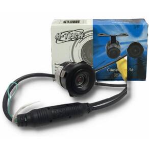 Câmera De Ré Para Choque Embutir Borboleta H-Tech Ht-Cr120