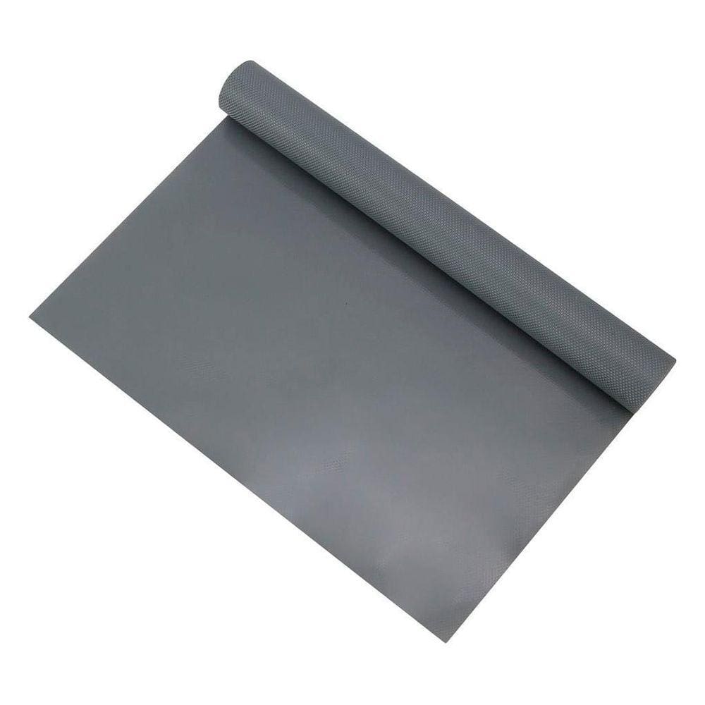 Forro Armário Gaveta Cinza Tapete Antiderrapante 30X90Cm
