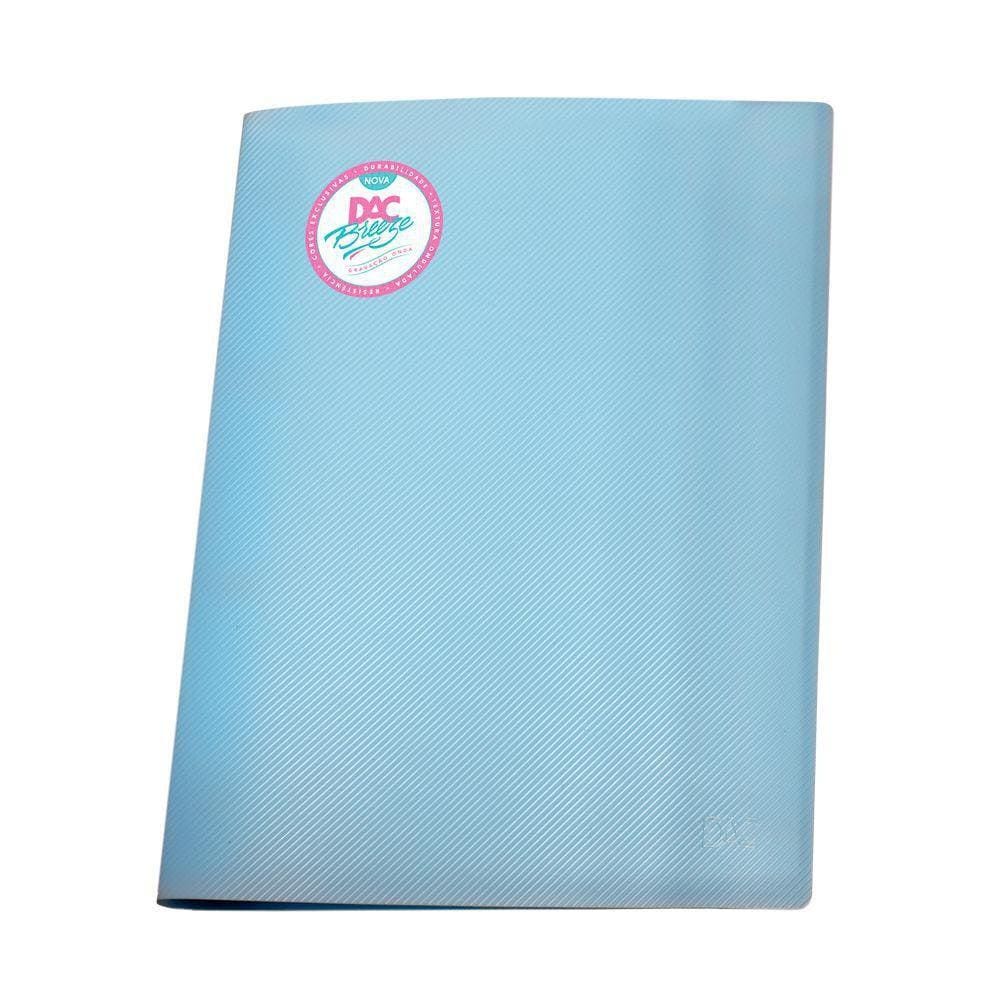 Pasta Catálogo Pp Breeze Azul 10 Envelopes Médios