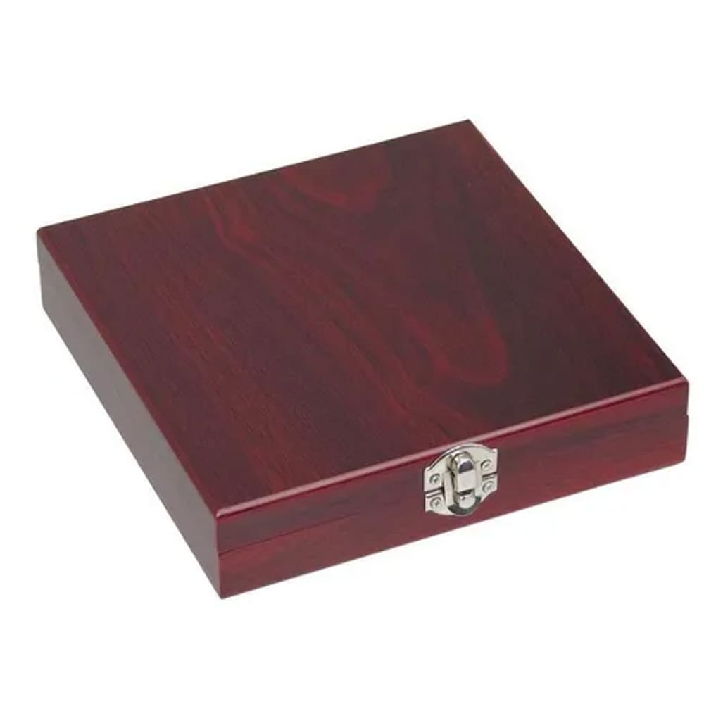 Kit acessórios vinho 5 peças Luxo caixa estojo madeira inox wine