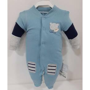 Macacao Bebe Menino Malha Le Bhua / Paraiso Luxo 367