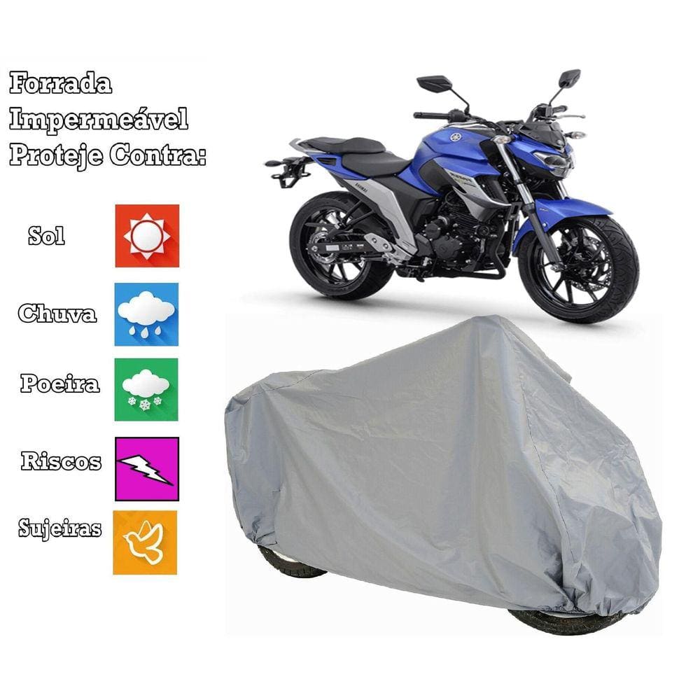 Capa Cobrir Moto Yamaha Fazer 250 100 % Impermeável E 100%