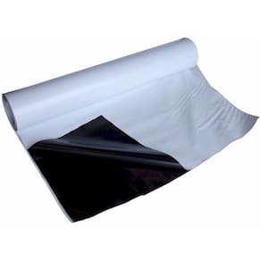 Lona Preta E Branca 200 Micras 10m x 20m Tanque Silagem