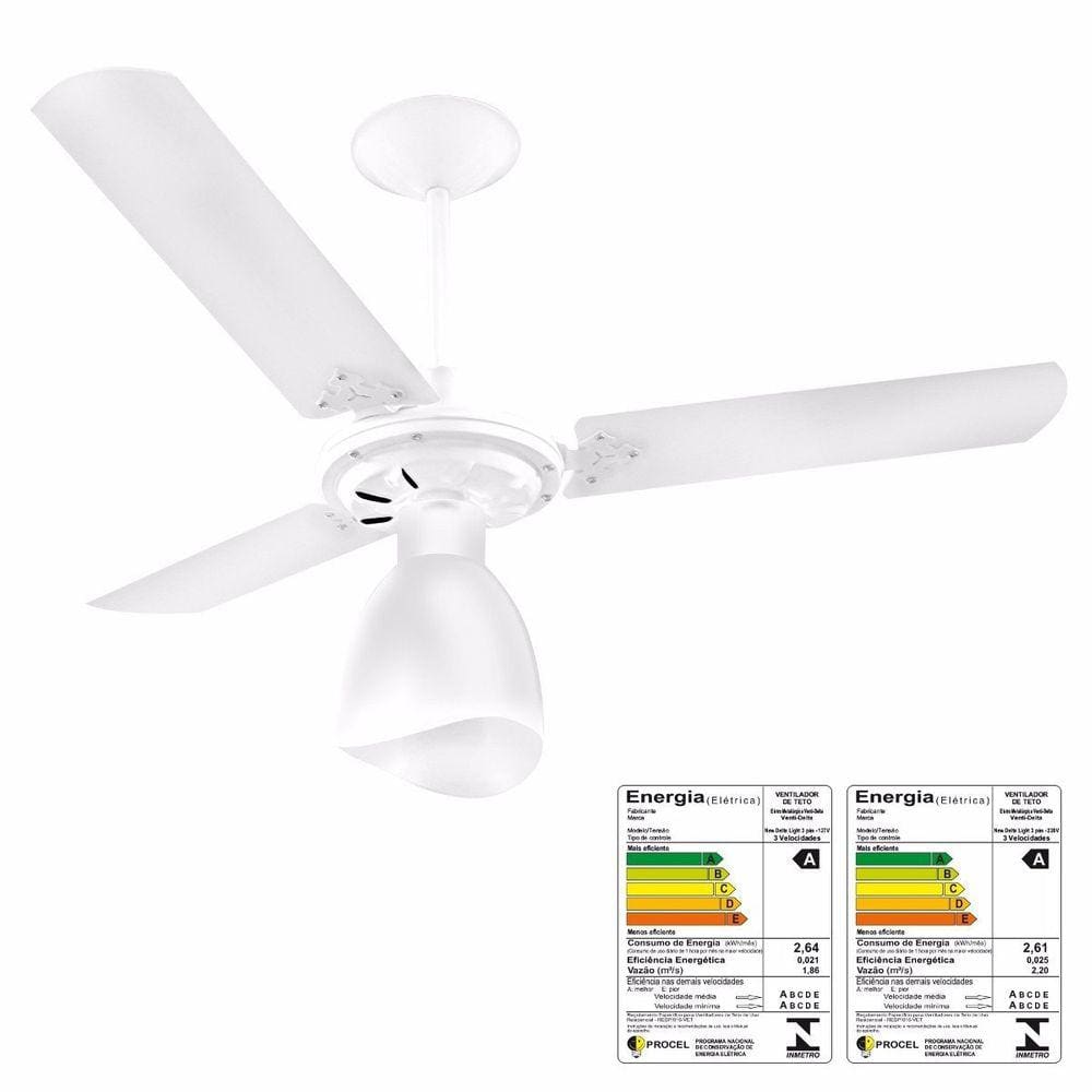 Ventilador De Teto New Light Ventidelta