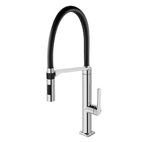 Misturador Monocomando Para Cozinha Doc Chrome/Black