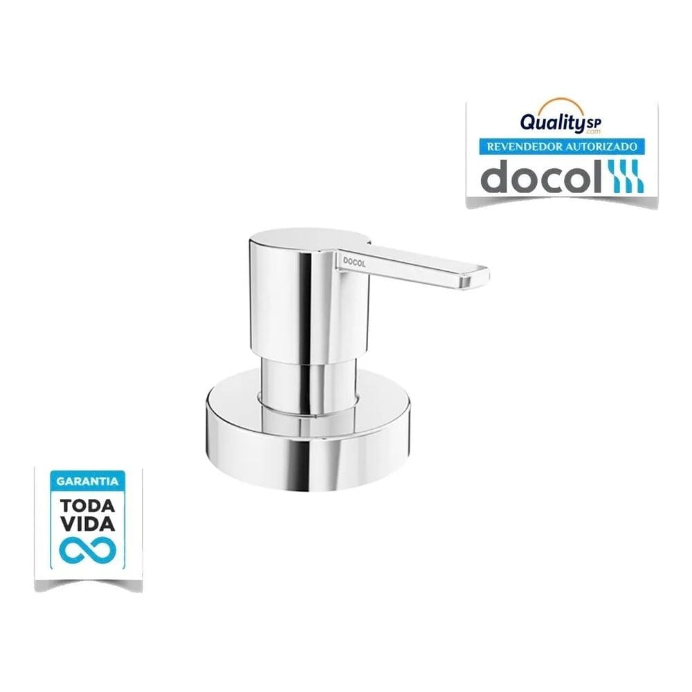 Acabamento Registro Docol Gali 1/2, 3/4, 1 Base Docol Cromado