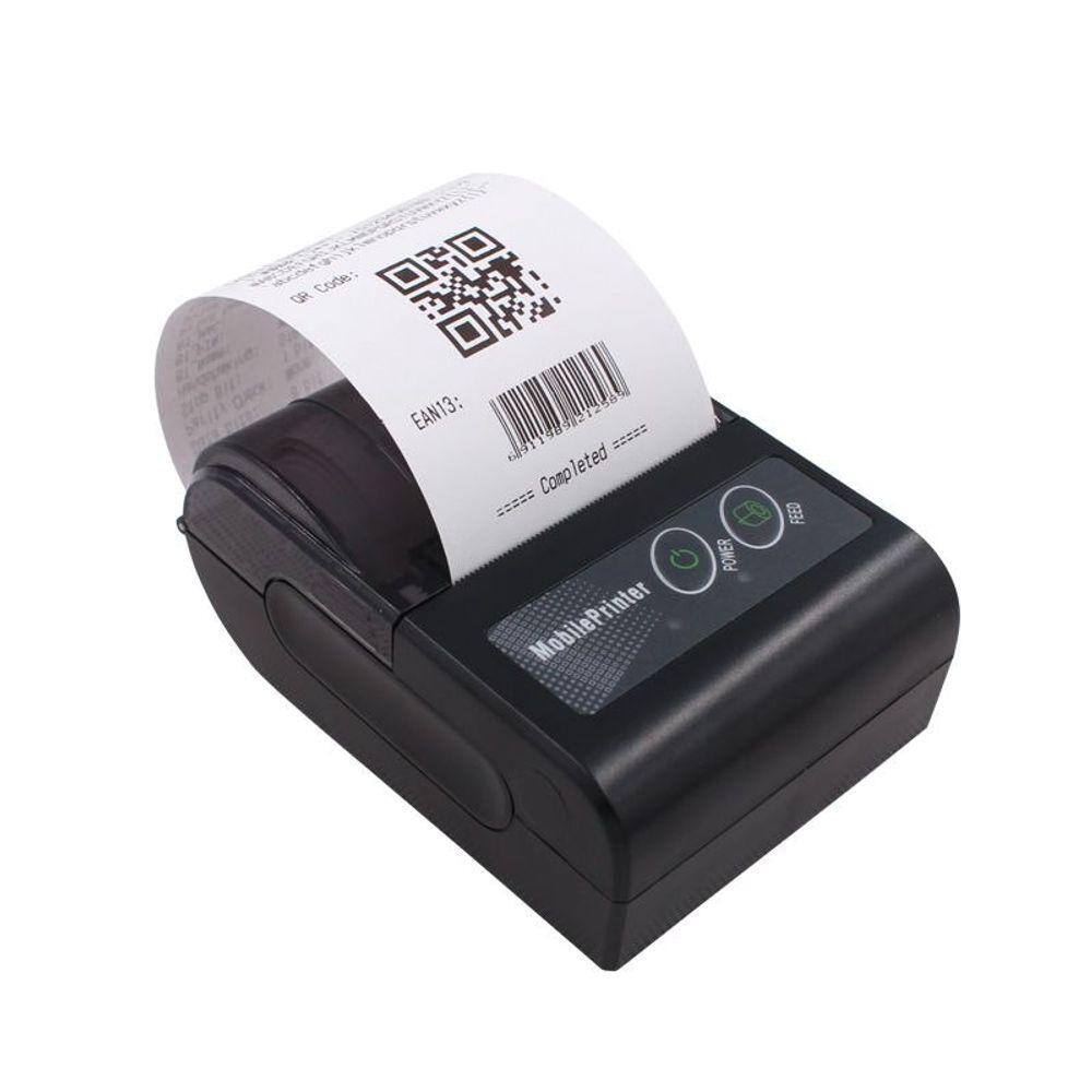 Mini Impressora Térmica Bluetooth Android Portátil 58mm