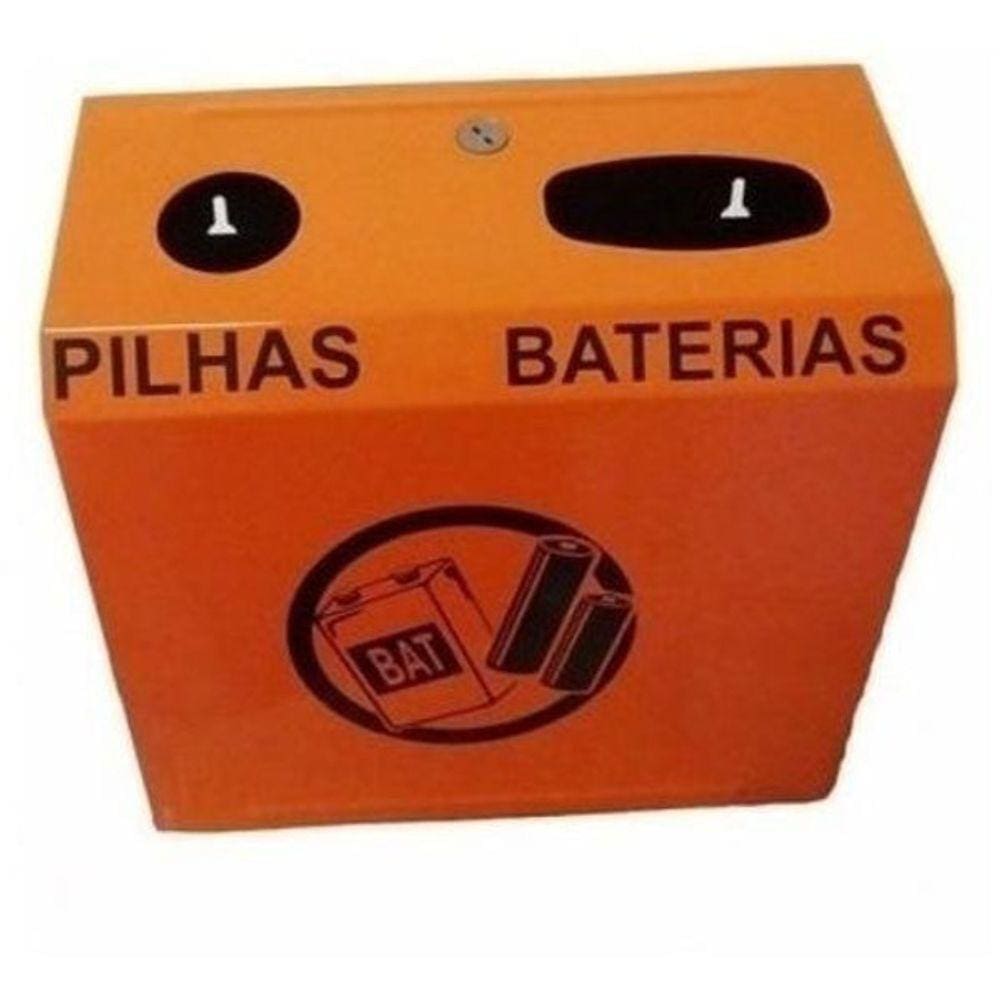 Lixeira Coletor Para Descarte De Pilhas E Baterias