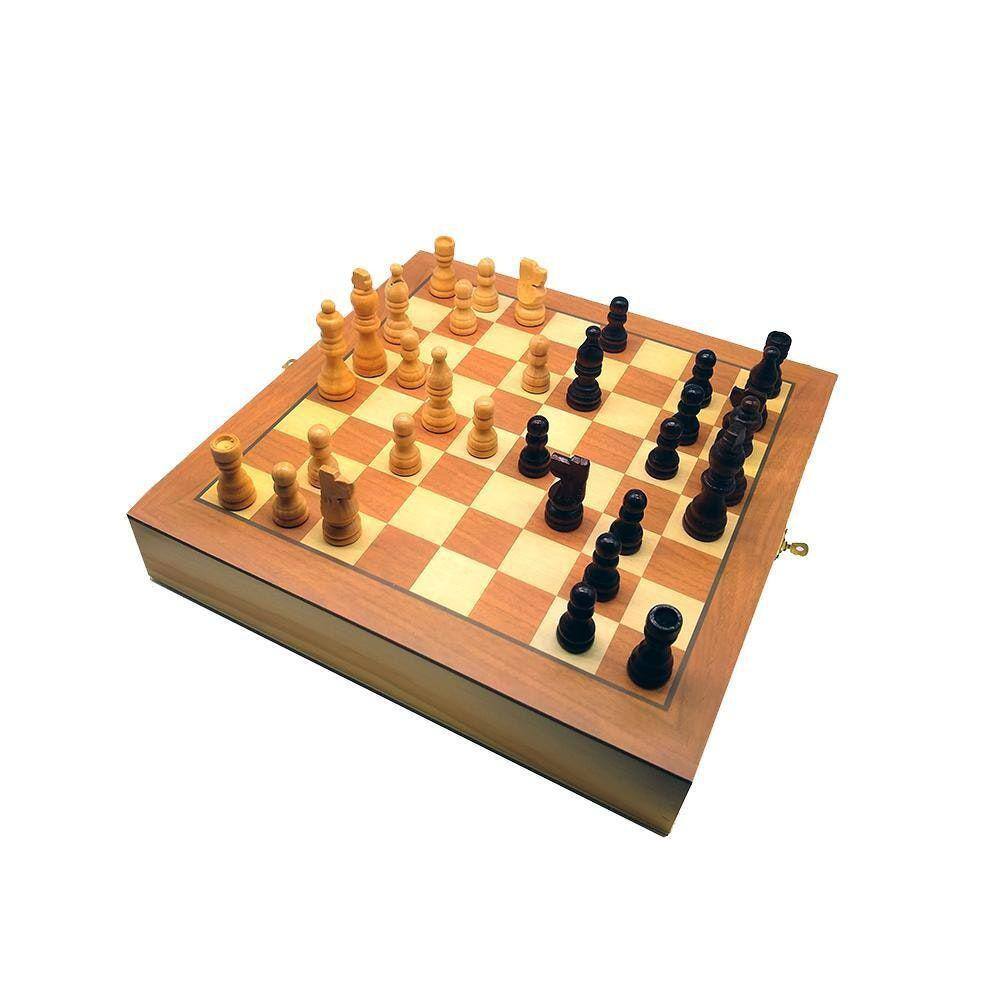 Chess Wooden Set - Schach-Kassette (Xadrez) (Philos)