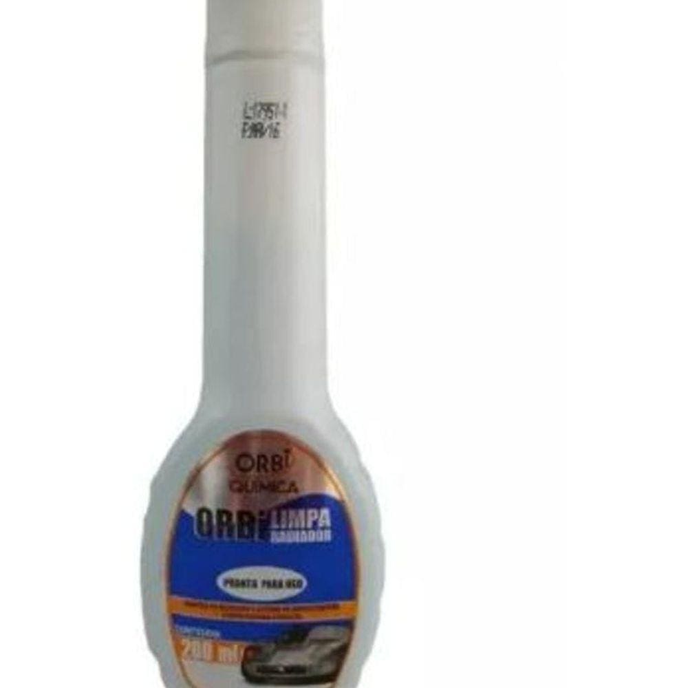 Aditivo Limpa Radiador Orbi 200Ml Elimina Ferrugem Oxidação