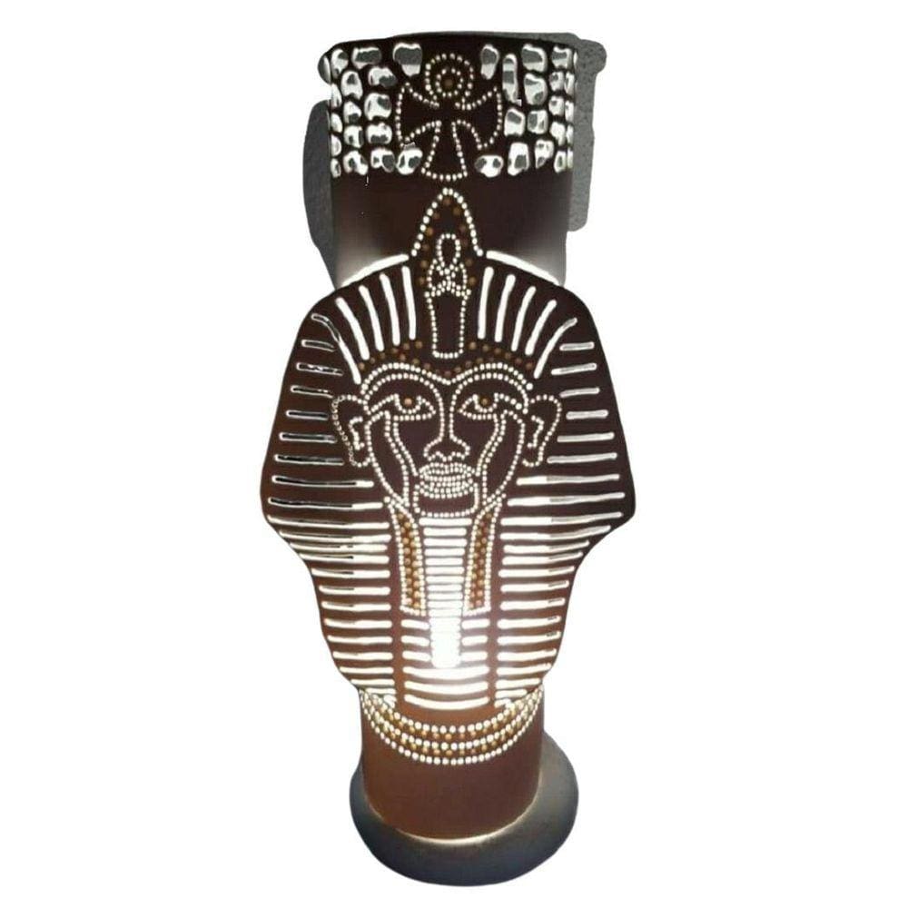 Luminária Abajur Pvc Tutankamon (Rei Tuti) - 3D