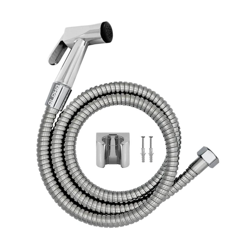 Ducha Higiênica Metal Gatilho Mangueira 1,80 Mt Sem Registro