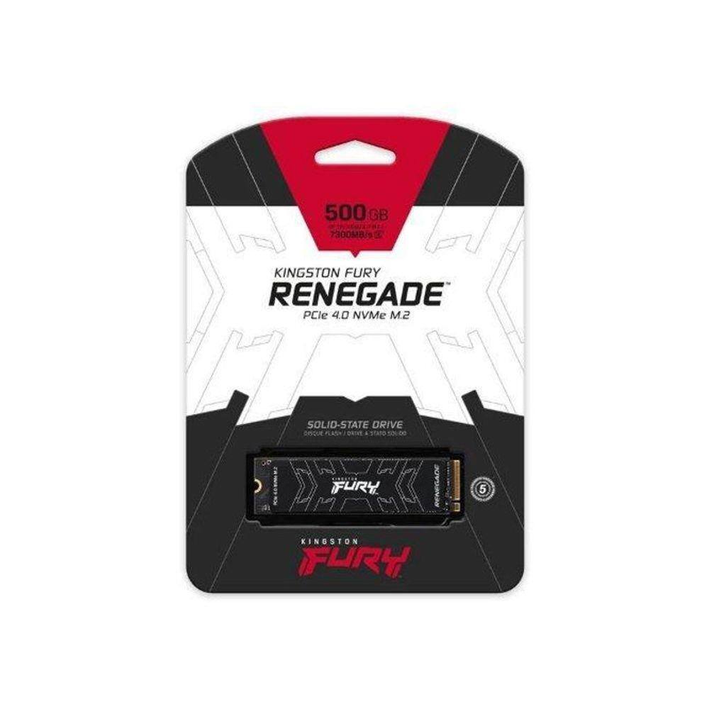 Ssd M.2 Kingston Fury Renegade Gen4 500Gb Pcie 4 7300Mbs
